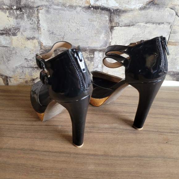 JS by Jessica size 6 black platform sandals - Picture 10 of 13